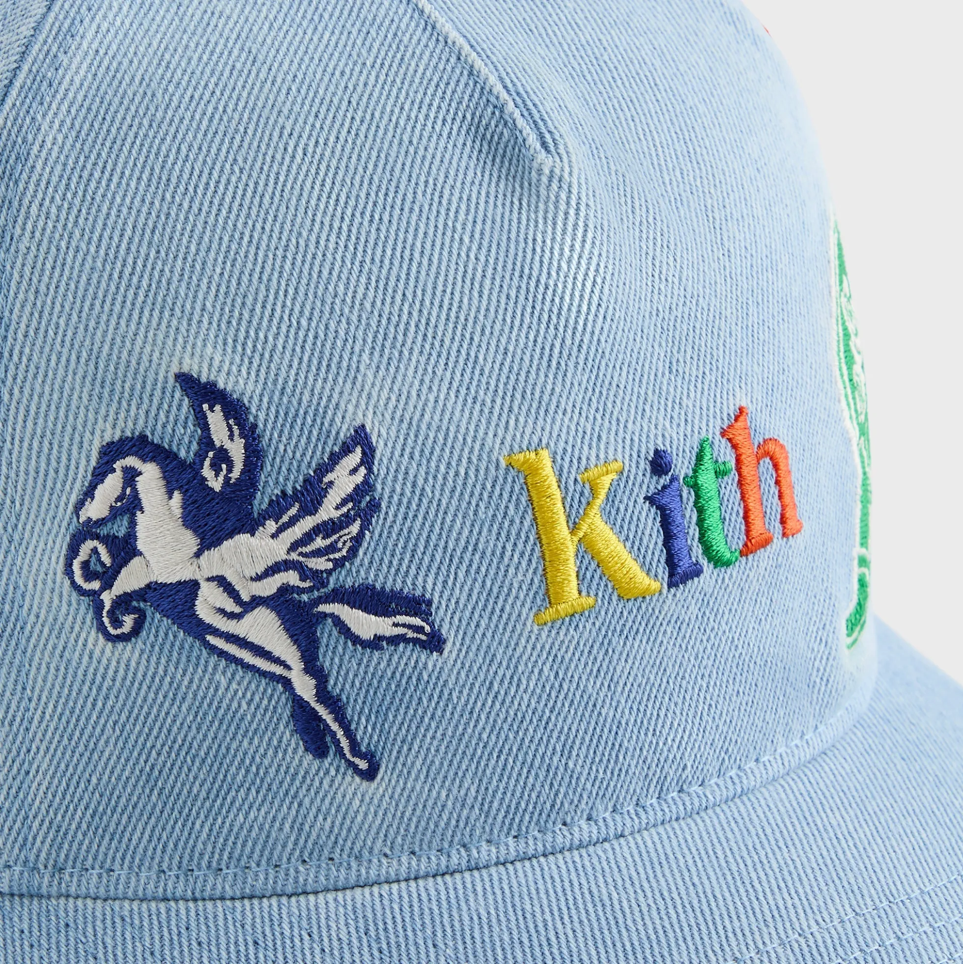Kith Kids NY to the World Denim Pinch Crown Cap
