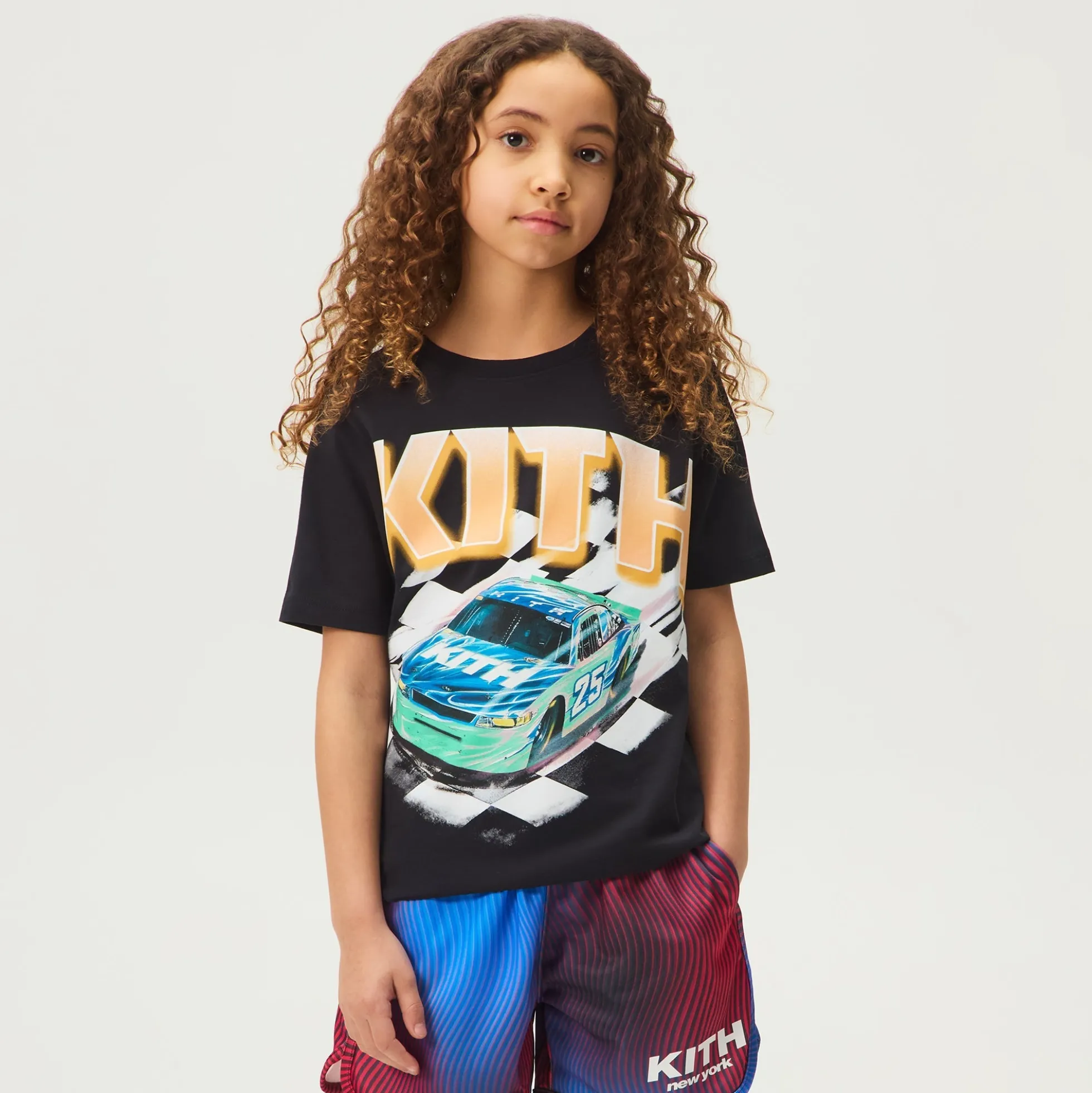 Kith Kids Racing Graphic Tee