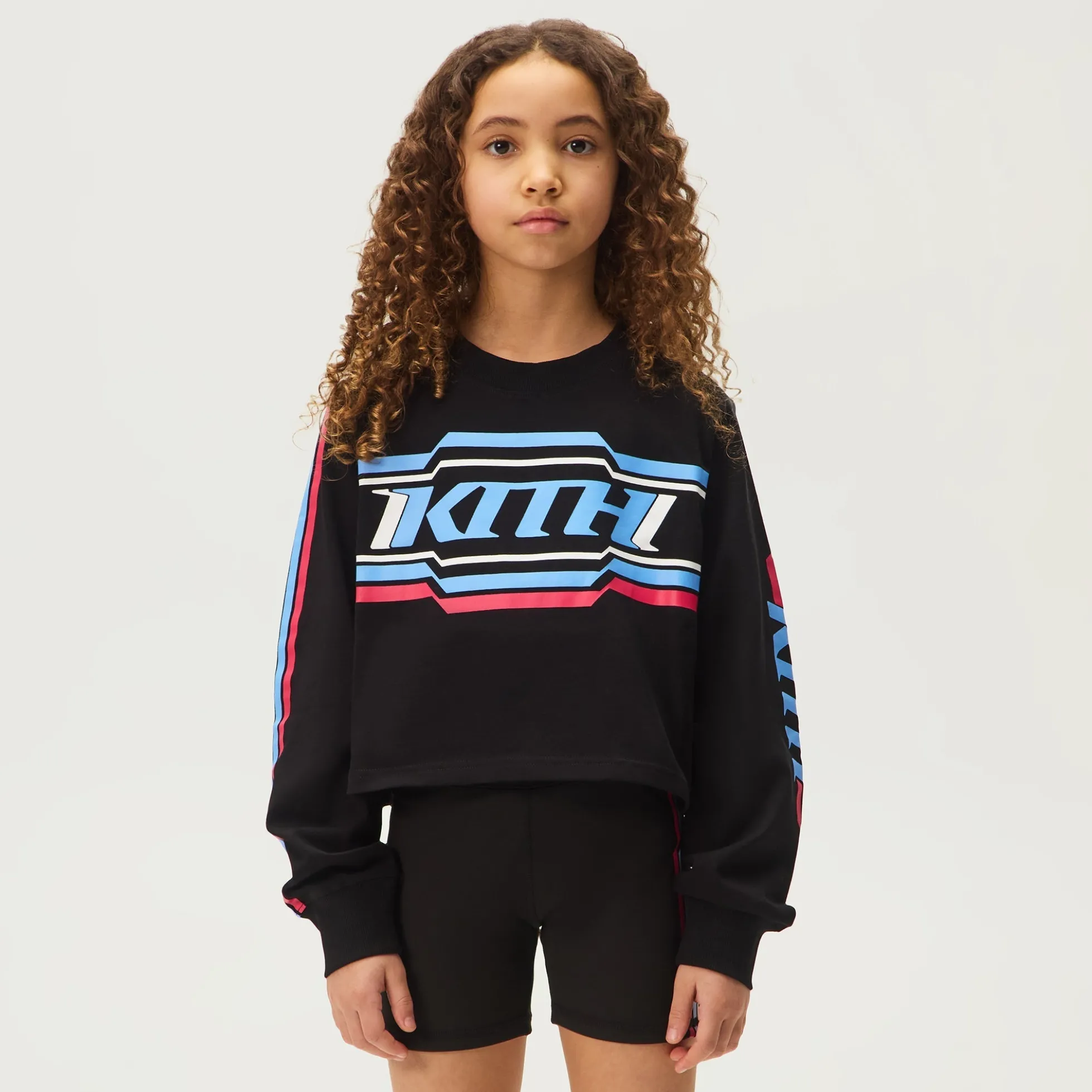 Kith Kids Retro Moto Cropped Jasper Tee