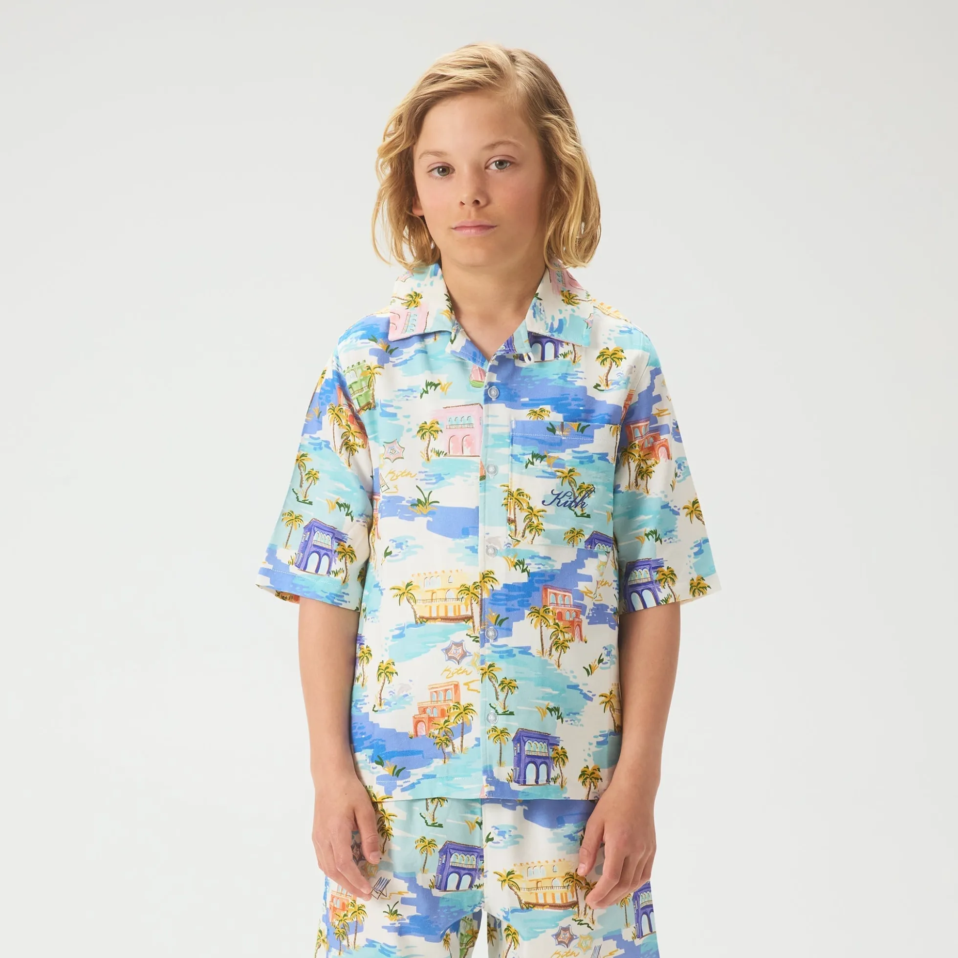 Kith Kids Scenic Thompson Camp Shirt