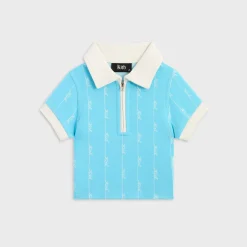 Kith Kids Script Knit Taylen Crop Polo
