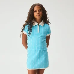 Kith Kids Script Knit Taylen Crop Polo