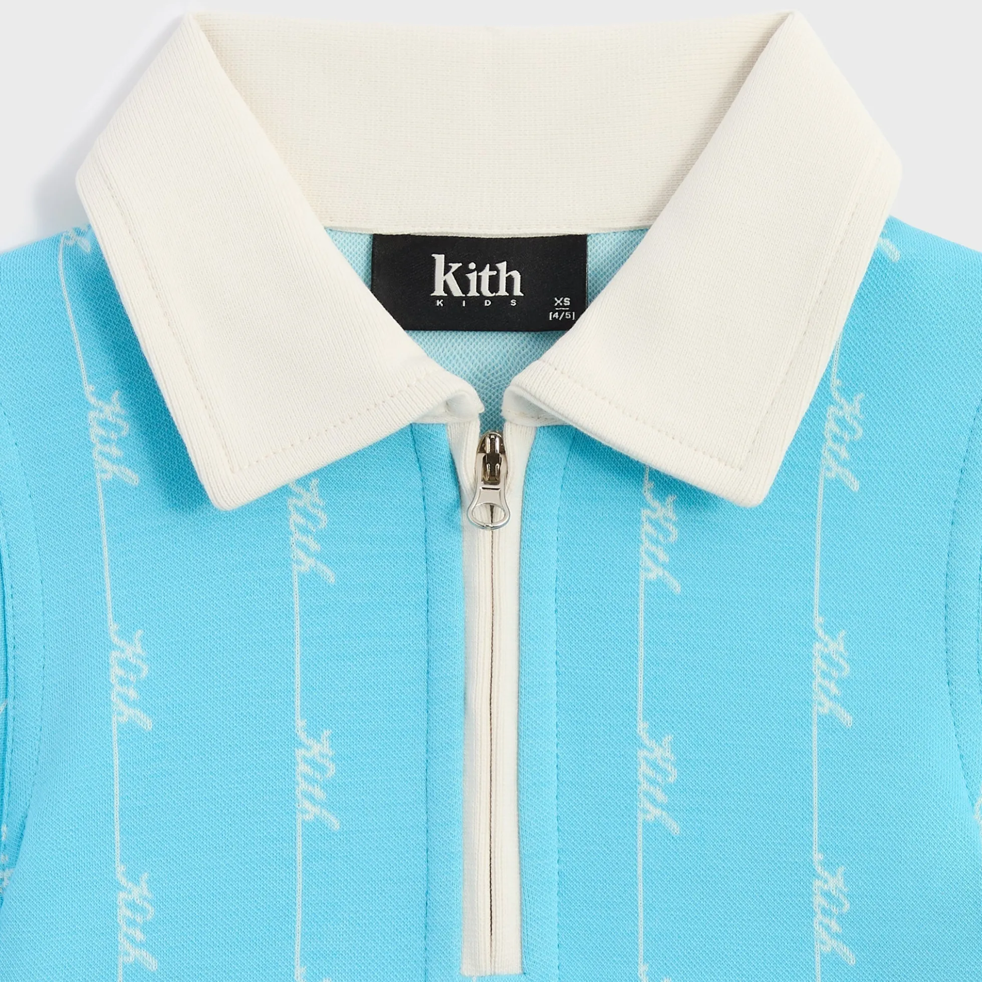 Kith Kids Script Knit Taylen Crop Polo