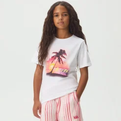 Kith Kids Sunset Palm Graphic Tee