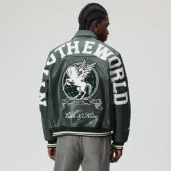 Kith Leather Varsity Jacket