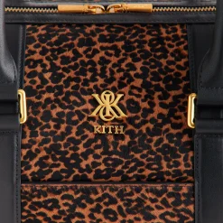 Kith Leopard Printed Ponyhair Traveler K40 Bag