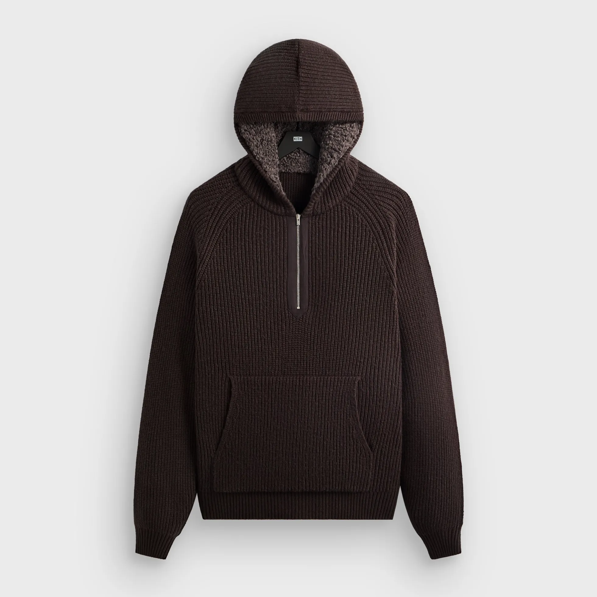 Kith Merino Knit Quarter Zip Hoodie