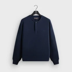 Kith Micro Waffle Long Sleeve Colby Pullover