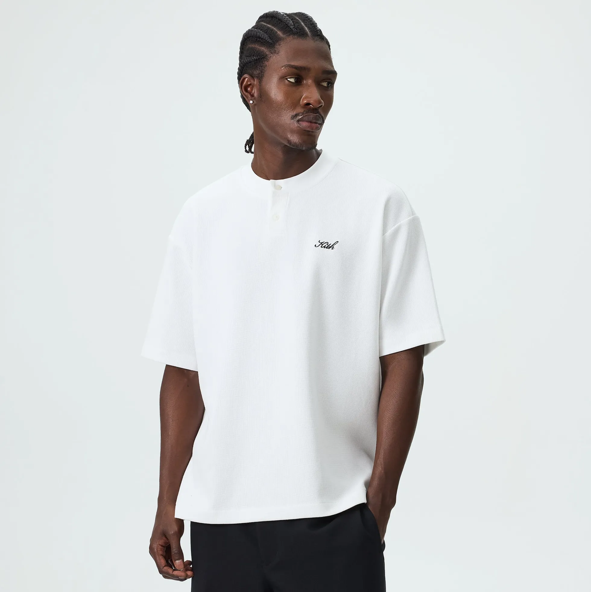 Kith Micro Waffle Tristan Henley