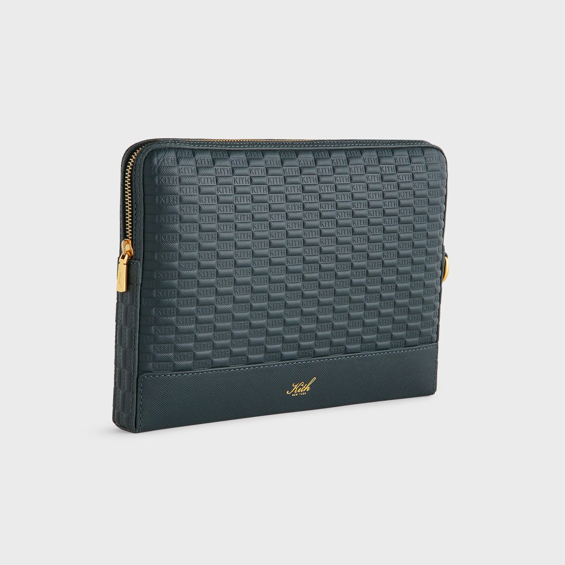 Kith Monogram Leather 11" Tech Case