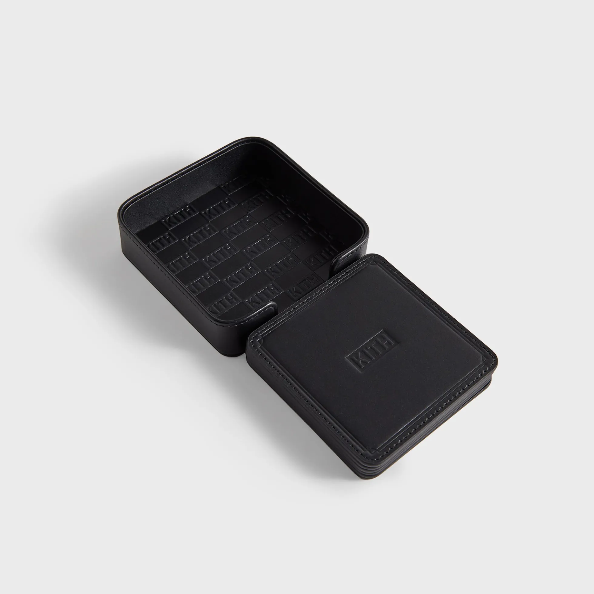 Kith Monogram Leather Coasters