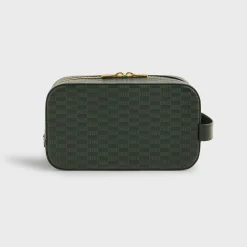Kith Monogram Leather Dopp Kit