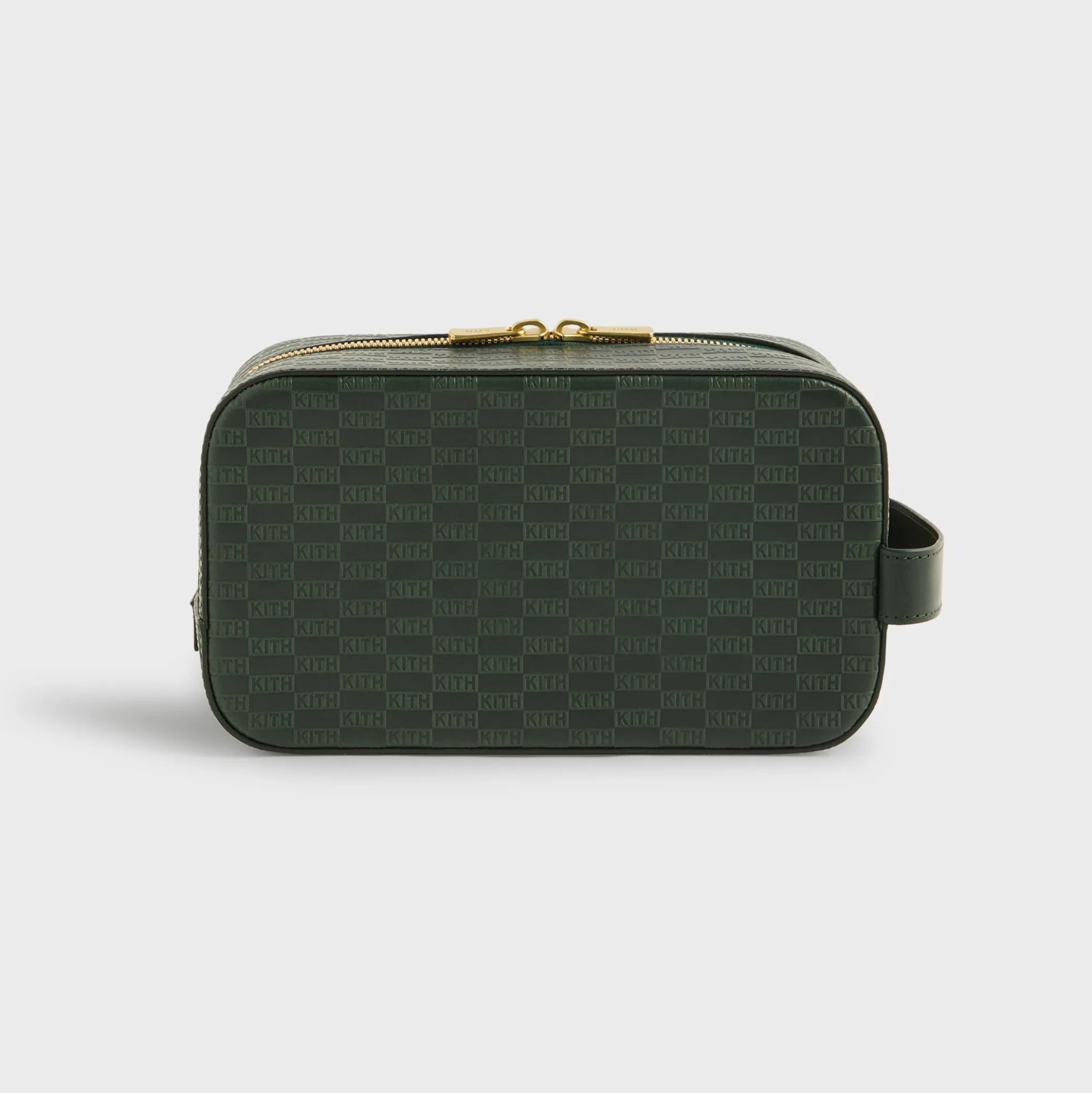 Kith Monogram Leather Dopp Kit