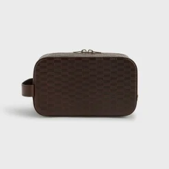 Kith Monogram Leather Dopp Kit