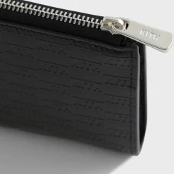 Kith Monogram Leather Half Zip Wallet