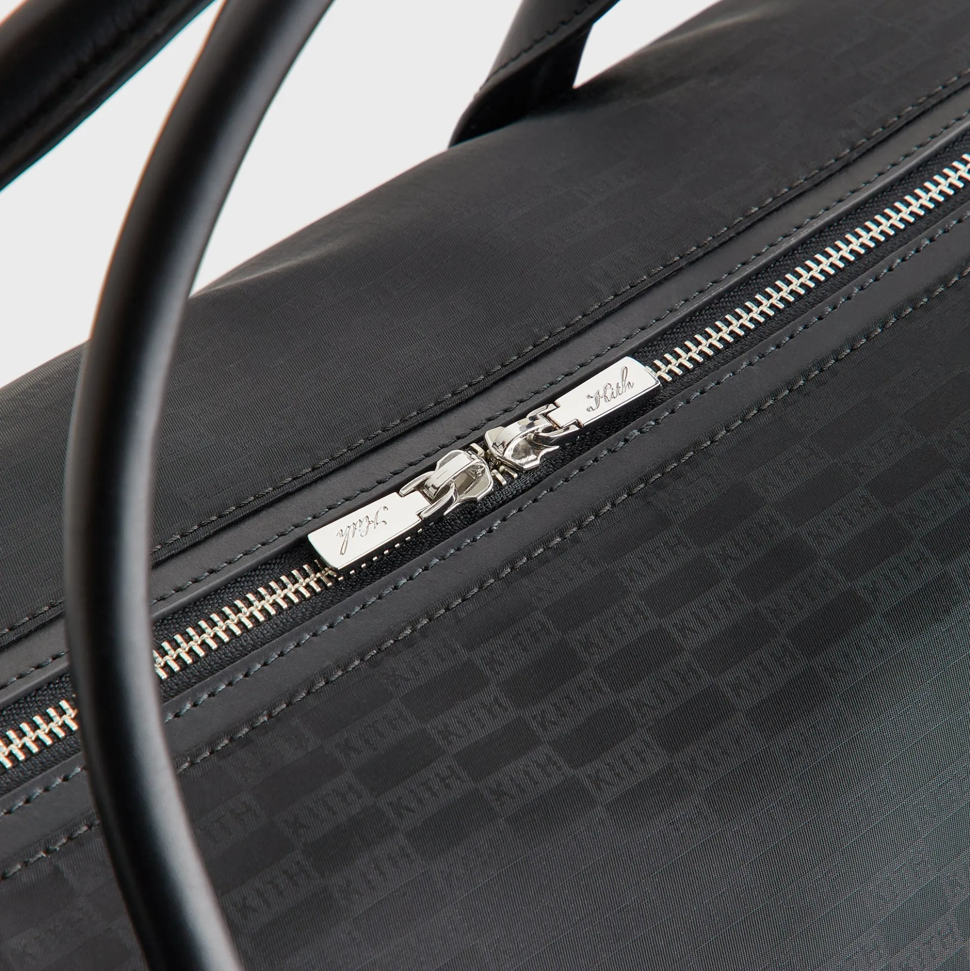 Kith Monogram Nylon Leather Duffle Bag