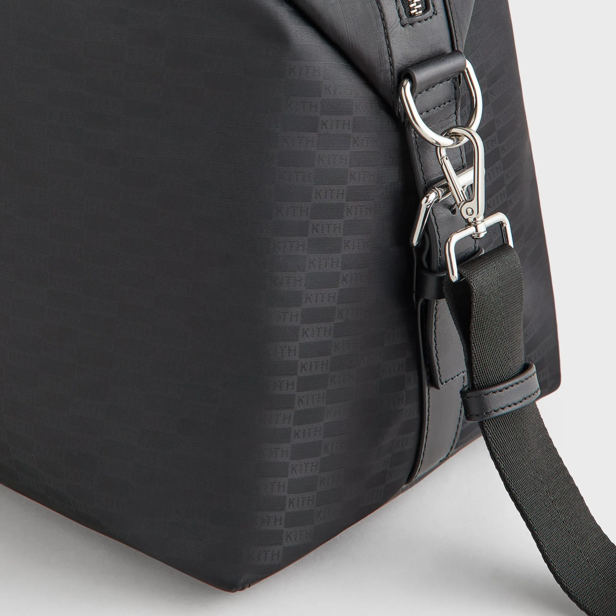 Kith Monogram Nylon Leather Duffle Bag
