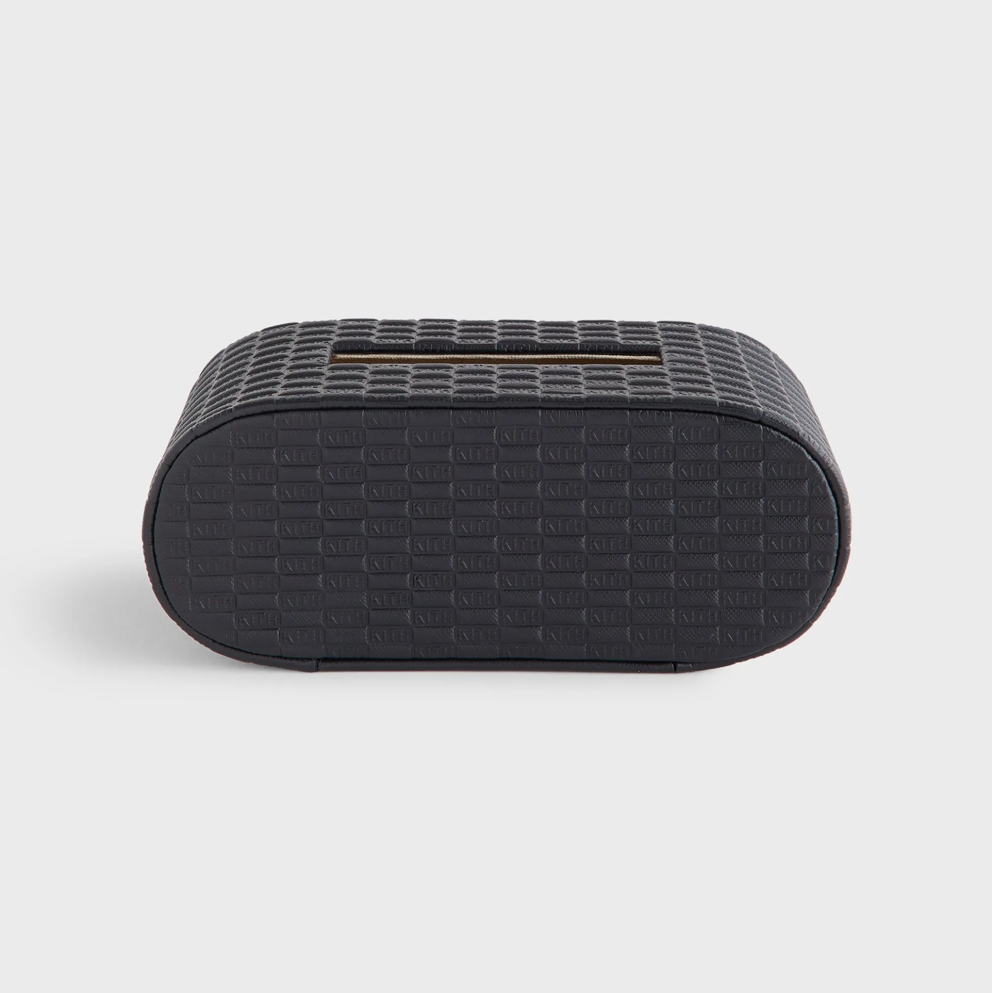 Kith Monogram Saffiano Leather Tissue Box