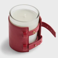 Kith Monogram Saffiano Leather Adjustable Candle Holder