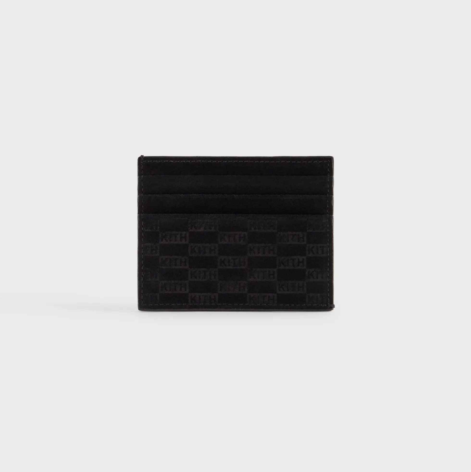 Kith Monogram Suede Card Holder