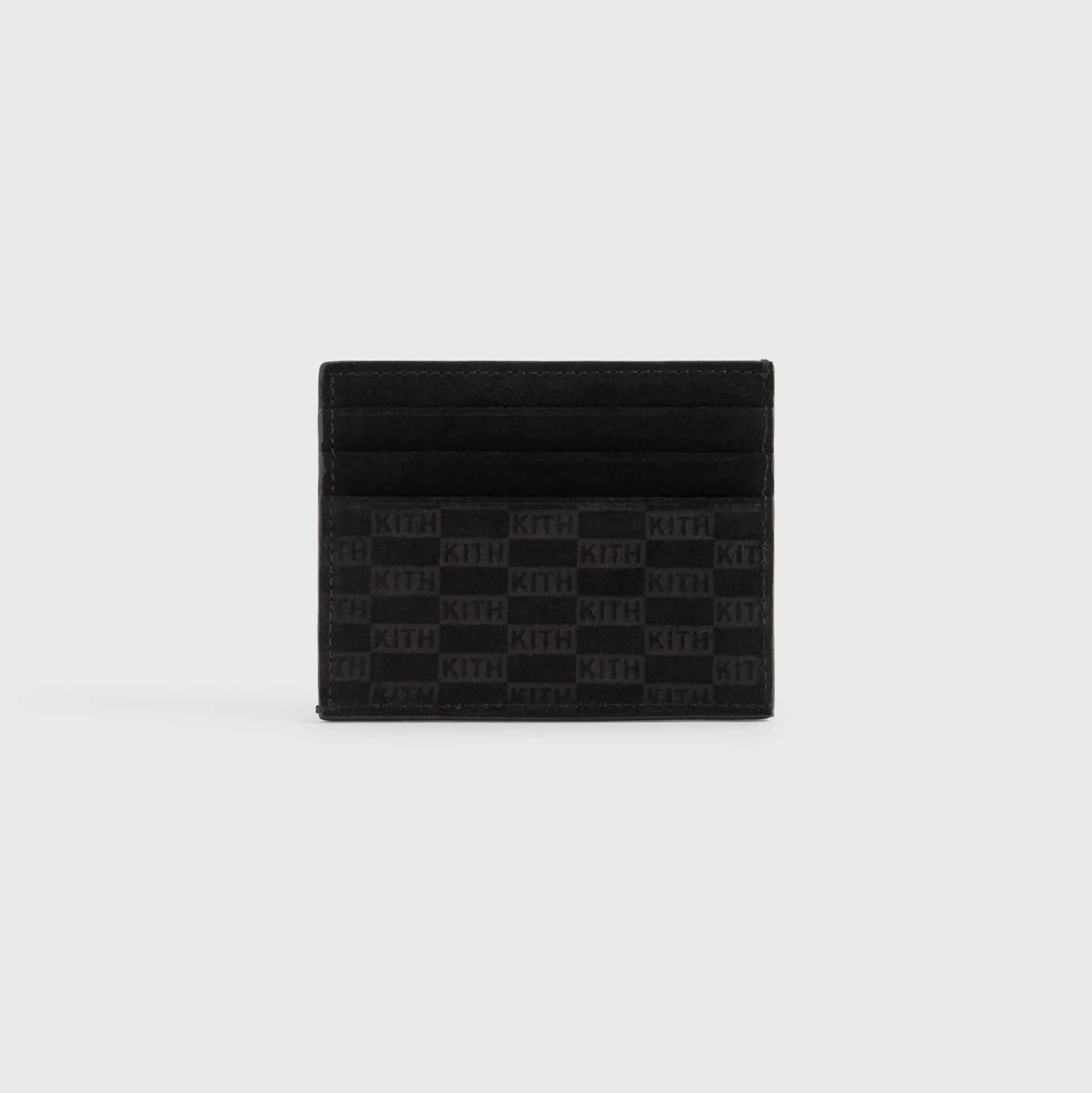 Kith Monogram Suede Card Holder