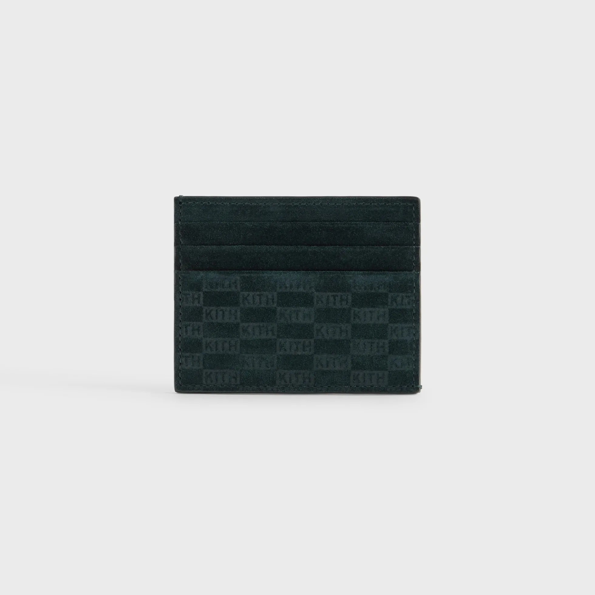 Kith Monogram Suede Card Holder