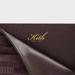 Kith Monogram Suede Card Holder