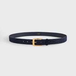 Kith Monogram Suede Leather Belt