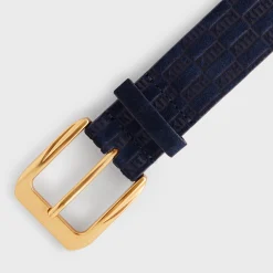 Kith Monogram Suede Leather Belt