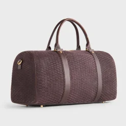 Kith Monogram Suede Traveler K55 Bag