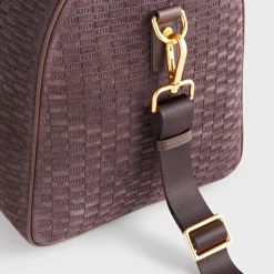 Kith Monogram Suede Traveler K55 Bag