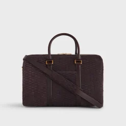 Kith Monogram Suede Traveler K40 Bag