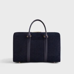 Kith Monogram Suede Traveler K40 Bag