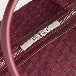 Kith Monogram Suede Traveler K40 Bag