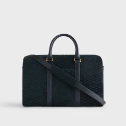 Kith Monogram Suede Traveler K40 Bag