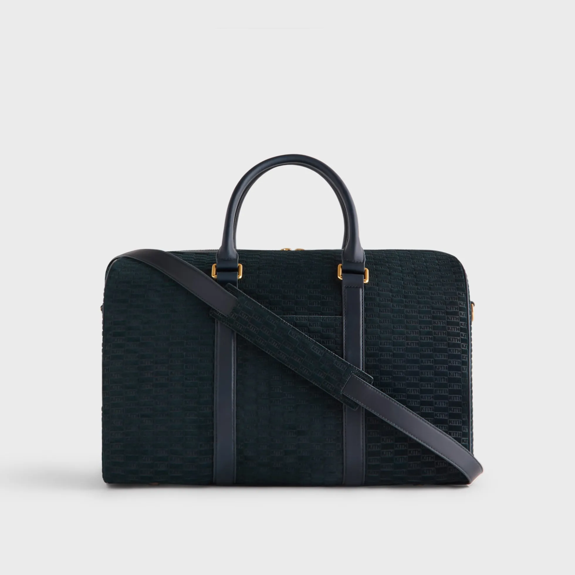 Kith Monogram Suede Traveler K40 Bag