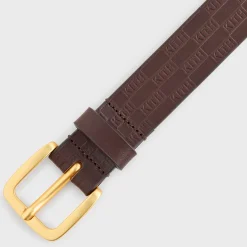 Kith Monogram Vachetta Leather Belt