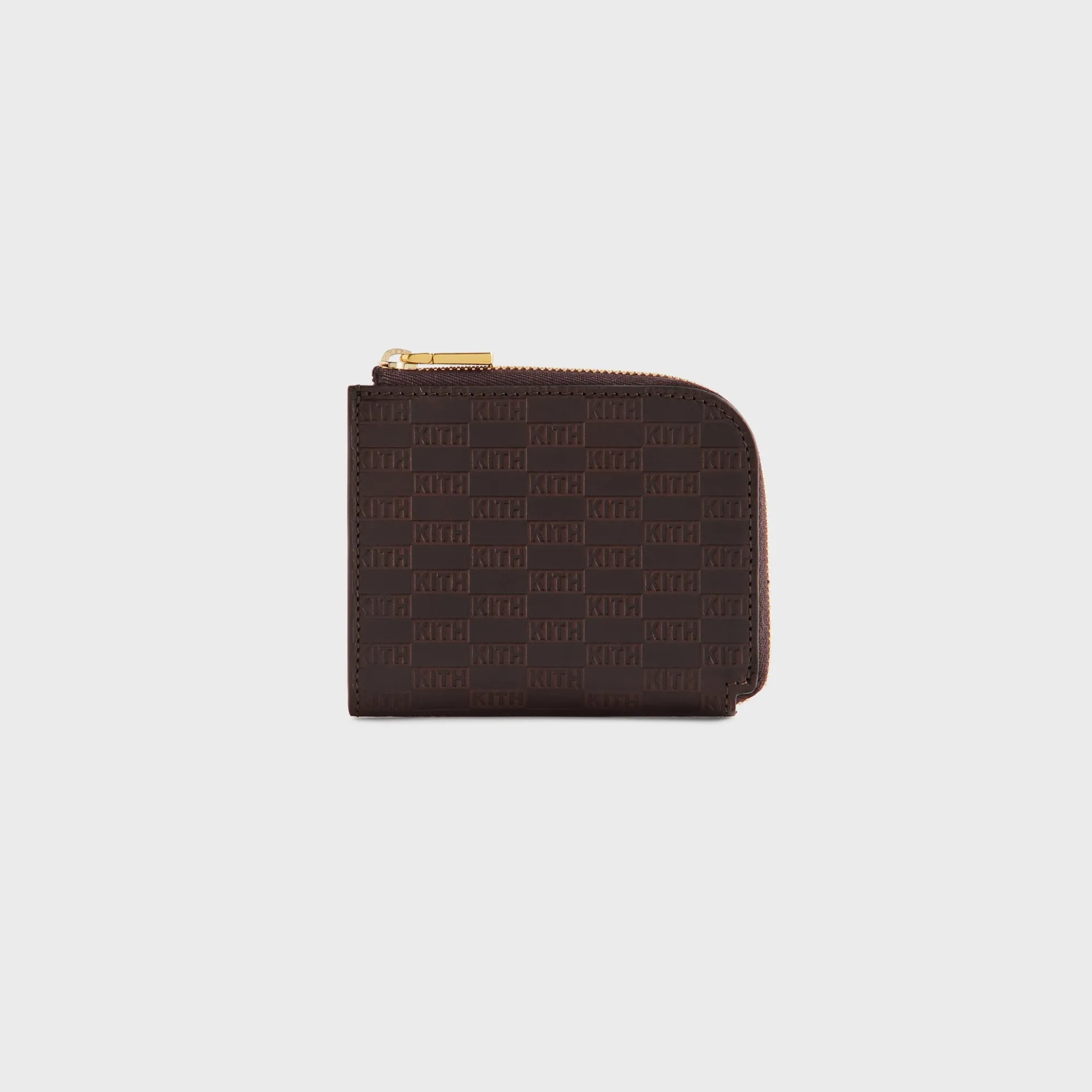 Kith Monogram Vachetta Zip Wallet
