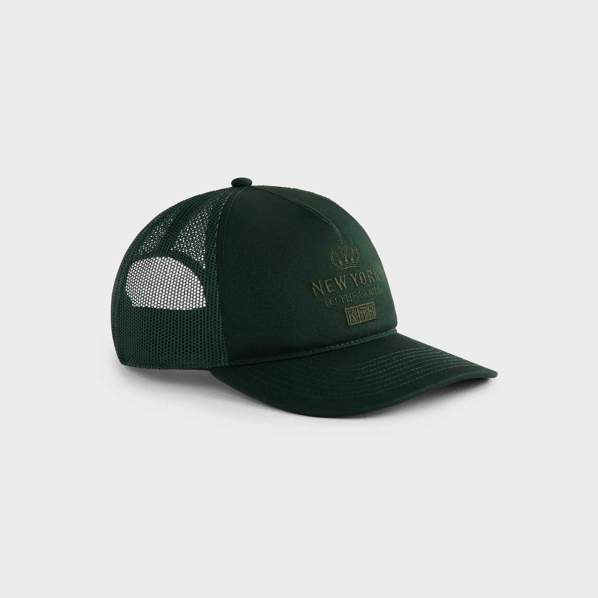 Kith New York To The World Relaxed Twill Nolan Trucker Hat