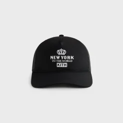 Kith New York To The World Relaxed Twill Nolan Trucker Hat