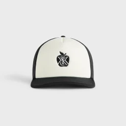Kith Poly Foam Apple Crest Embroidery Nolan Trucker Hat