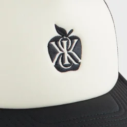 Kith Poly Foam Apple Crest Embroidery Nolan Trucker Hat