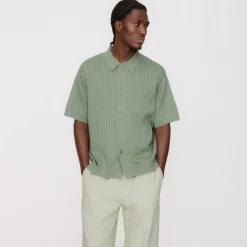 Kith Rhys Knit Stripe Buttondown