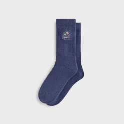 Kith Rose Script Cotton Crew Socks
