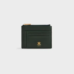 Kith Saffiano Leather Zip Card Case