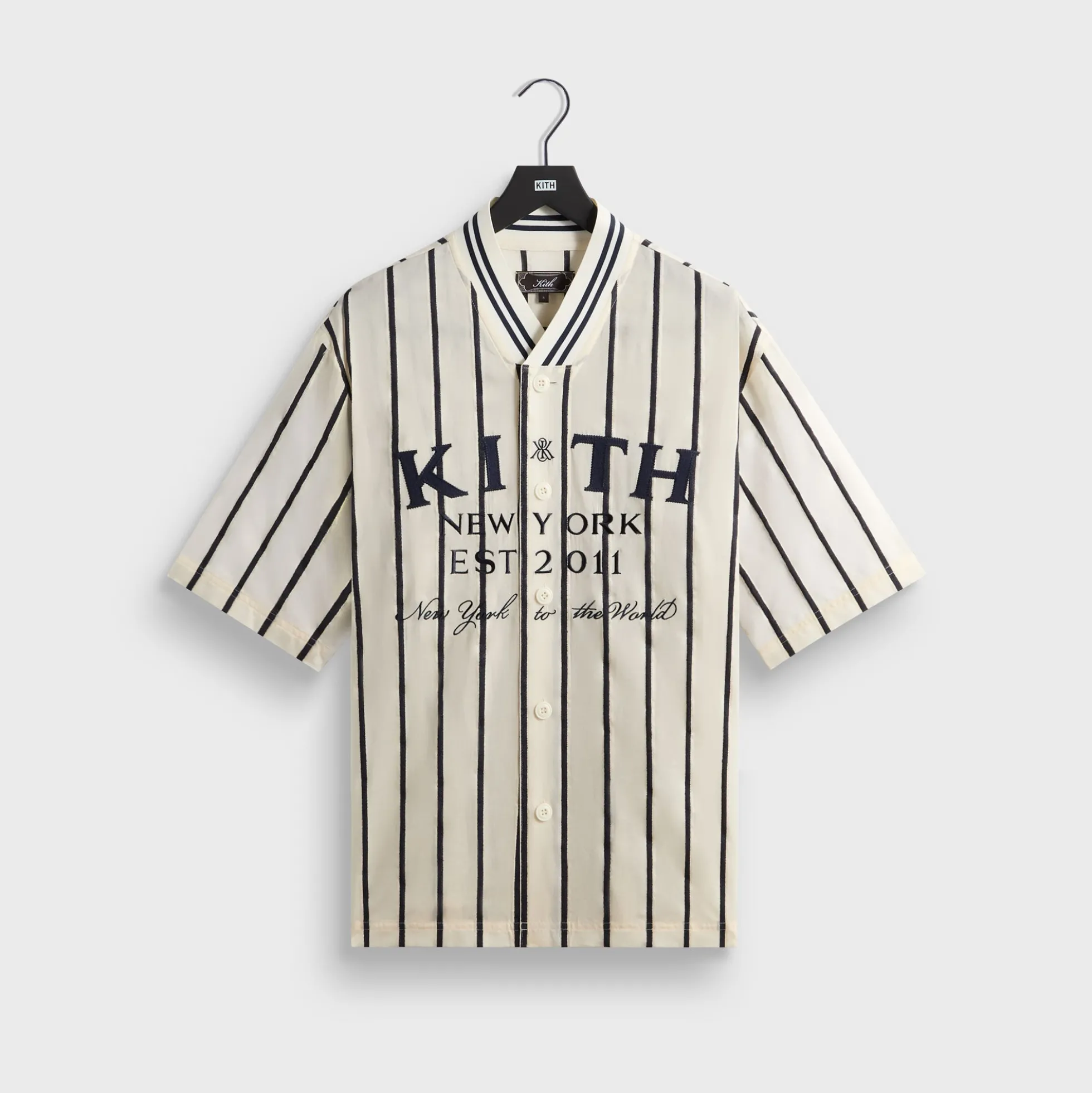 Kith Silk Linen Chenille Stripe Pacey Shirt
