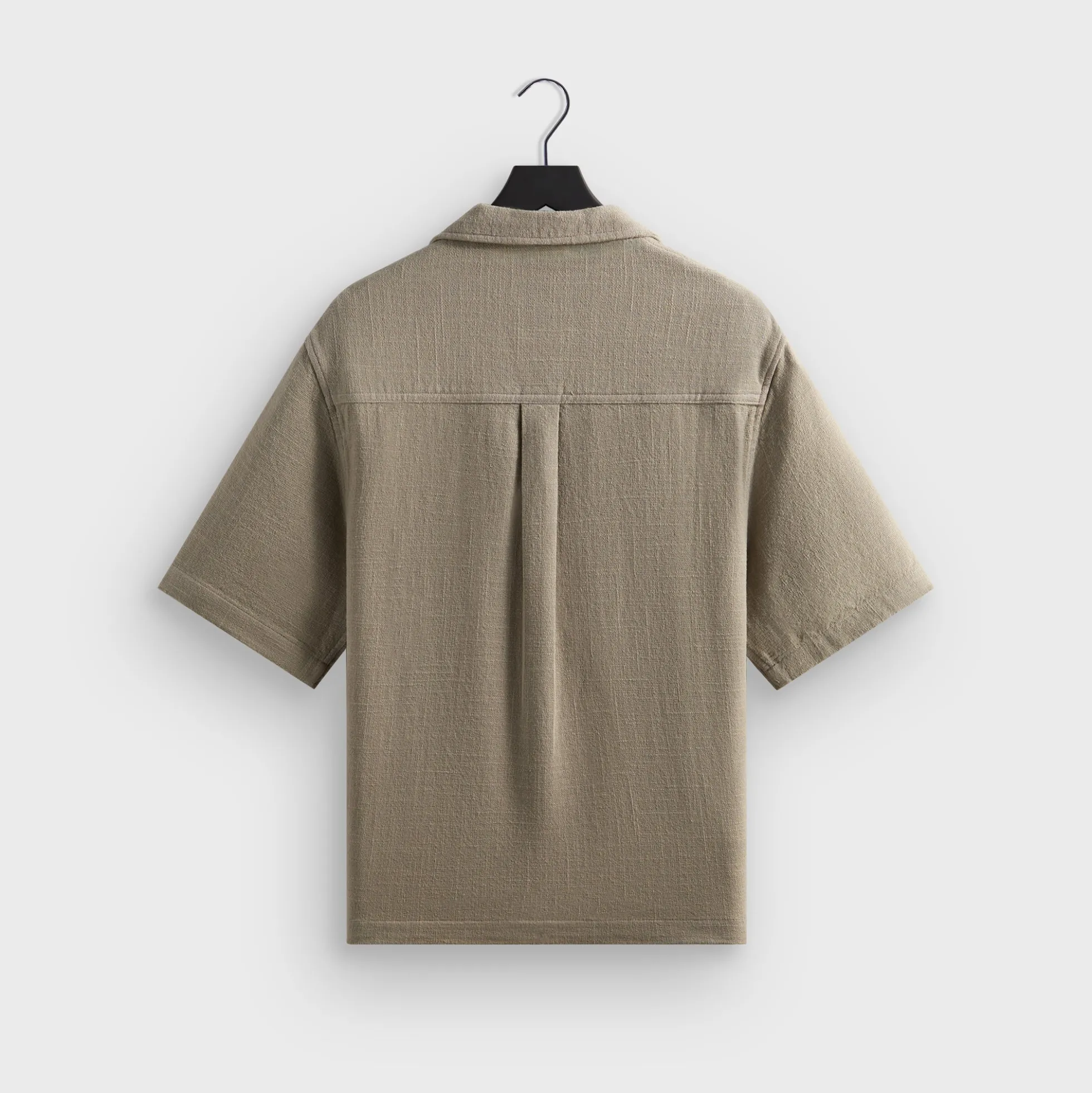 Kith Soft Woven Cropped Beckham Camp Collar Shirt