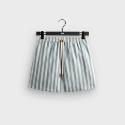 Kith Spun Silk Linen Stripe Kellen Short