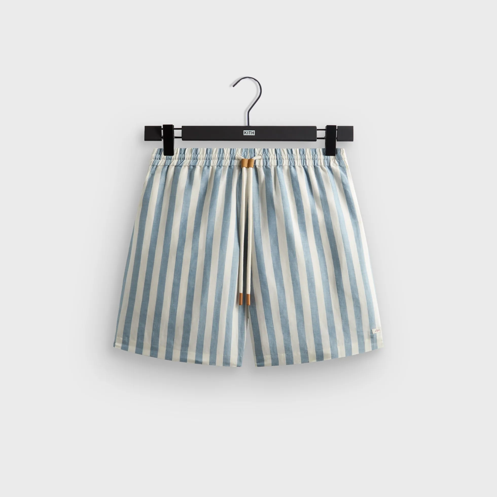 Kith Spun Silk Linen Stripe Kellen Short