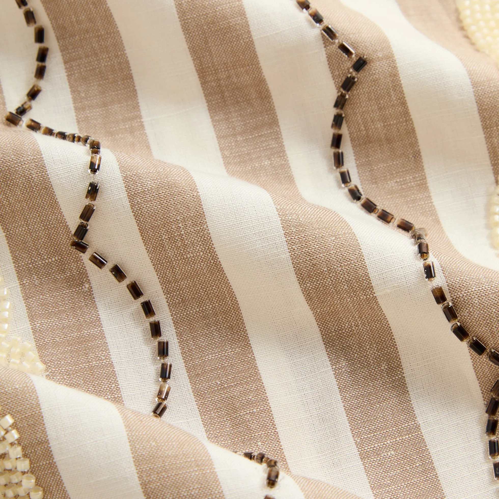 Kith Spun Silk Linen Stripe Paxton Buttondown